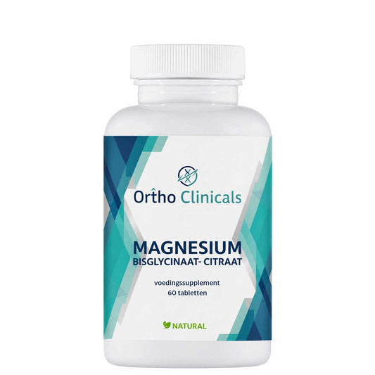 Magnesium Bisglycinaat en Citraat - 60 tabletten